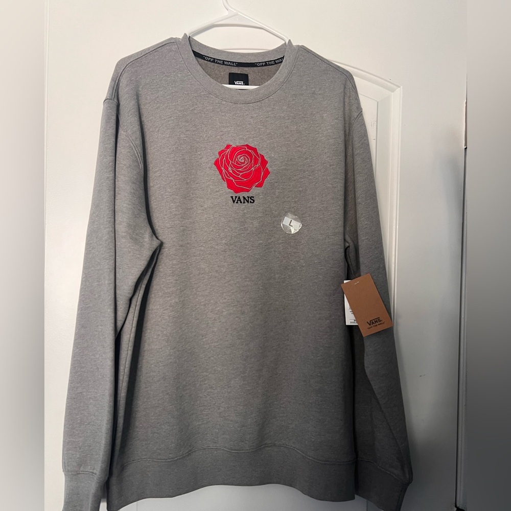Vans Rose Crewneck Pullover Sweater